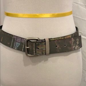 NYC themed women’s leather belt